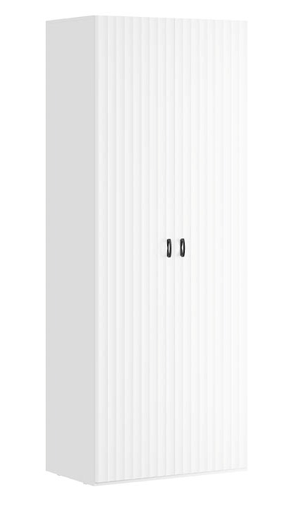 Шкаф для одежды Тиффани белый жемчуг / белый софт Трия