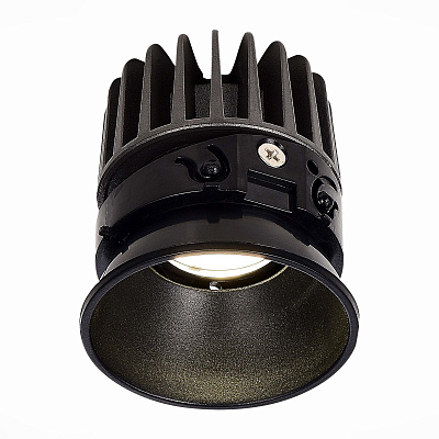 Светодиодный модуль Черный LED 1*7W 4000K 560Lm Ra90 36° IP20 D69xH75 220-240V(глянец) St Luce SHIFT / ШИФТ ST851.448.07