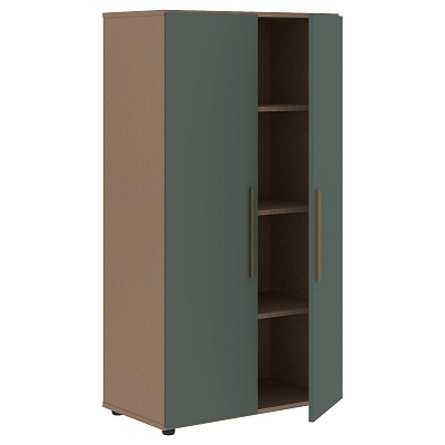 Шкаф с глухими средними дверьми Skyland ВЕЛИОН (VELION) VMCS 80.1 800х430х1517 Кобра / Нефрит