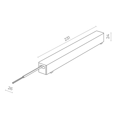 Блок питания 48V 200W St Luce SKYFLAT / СКАЙФЛЕТ ST063.448.200