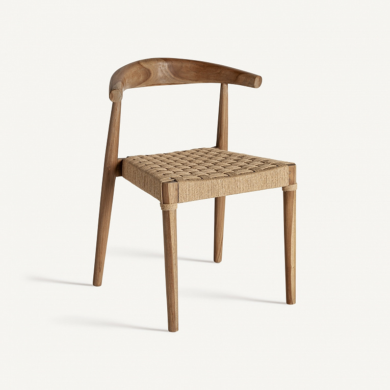 Стул из тика и веревки Vical Figeac 35443
