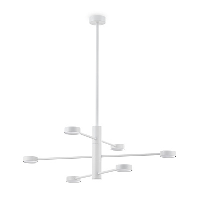 Люстра на штанге Freya Tactic / Тактик FR5363CL-06W