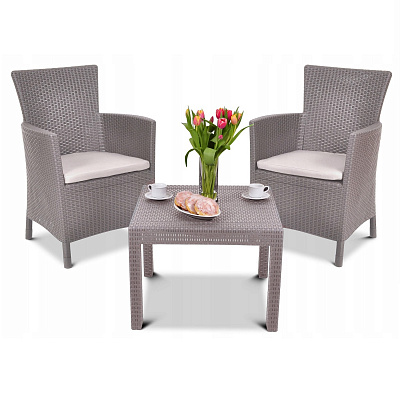 Комплект для балкона Allibert Розарио балкон (Rosario balcony set) Капучино 17200030