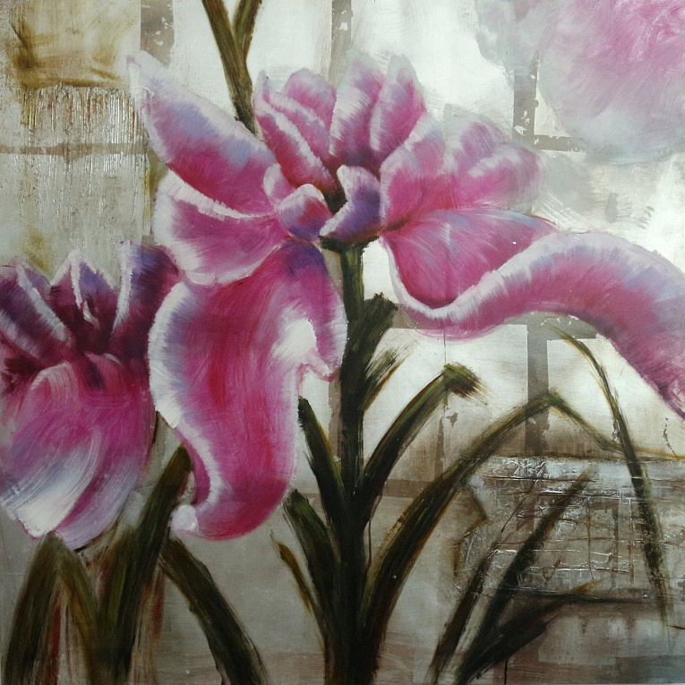 Картина ЦВЕТОК (120x120 cm)