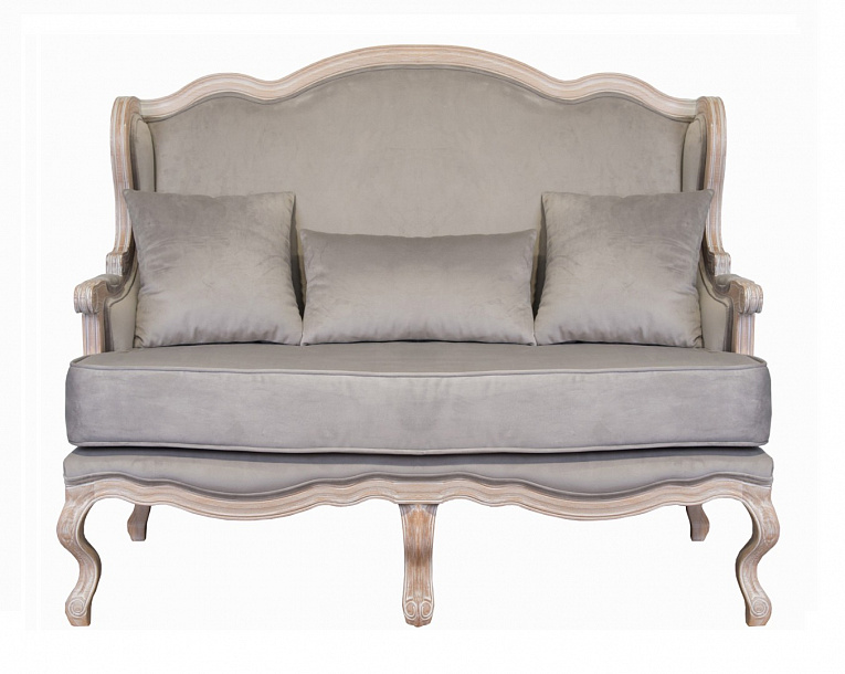 Двухместный дизайнерский диван Brody Double grey Серый