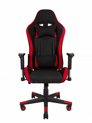 Кресло геймерское NORDEN Лотус EVO / Lotus EVO пластик ткань черно-красный RF-8106A Fabric