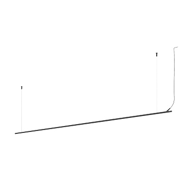 Шинопровод Arity подвесной 2м горизонтальный Maytoni Busbar trunkings Arity TRX233-HL-2B