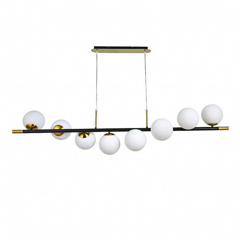 Подвесная люстра Arte Lamp Alcor черный, белый A2224SP-8BK