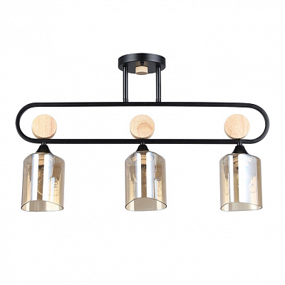 Люстра на штанге ARTE LAMP GLAMORE A5076PL-3BK