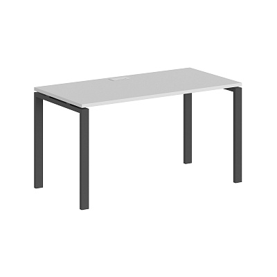 Офисный стол Norden Сигма 1600х800 (м/к 60х30) SG.209.WH.63.AN Белый снег / Антрацит